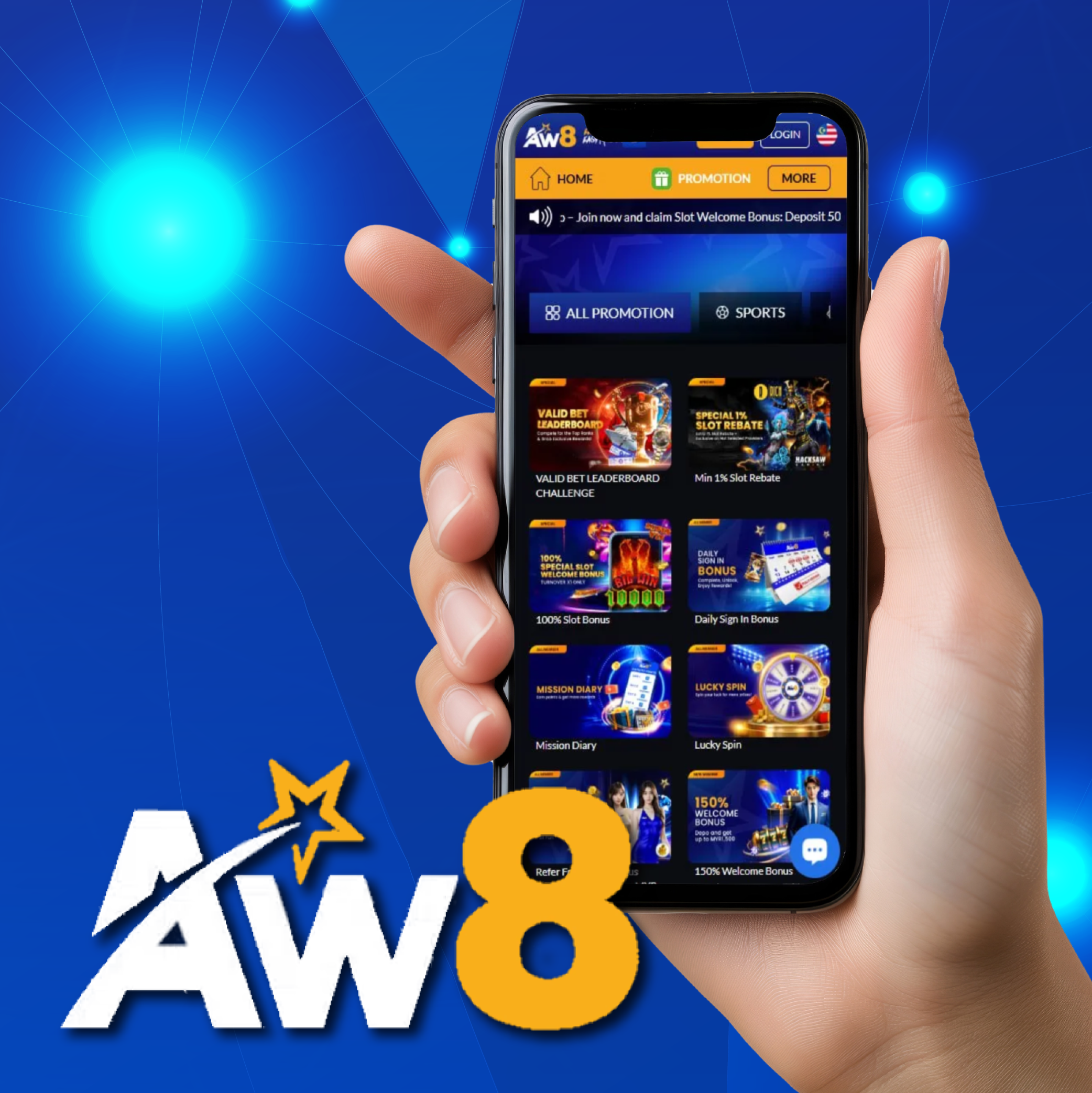 Step 4 – Download the AW8 APK file and install it on your phone