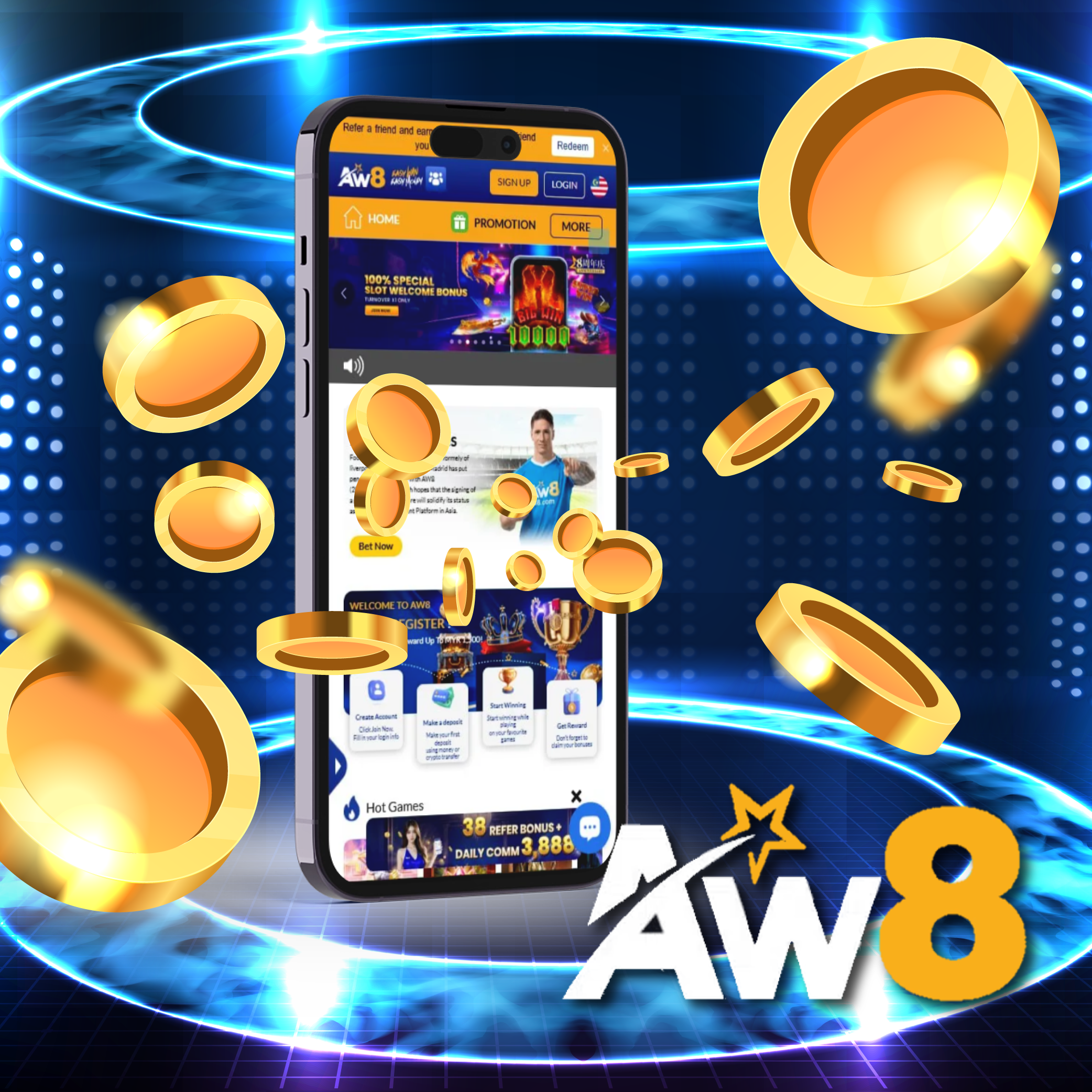 welcome bonuses at aw8 casino